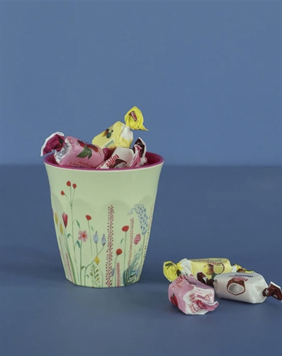MELAMINE CUP WITH SUMMER FLOWE